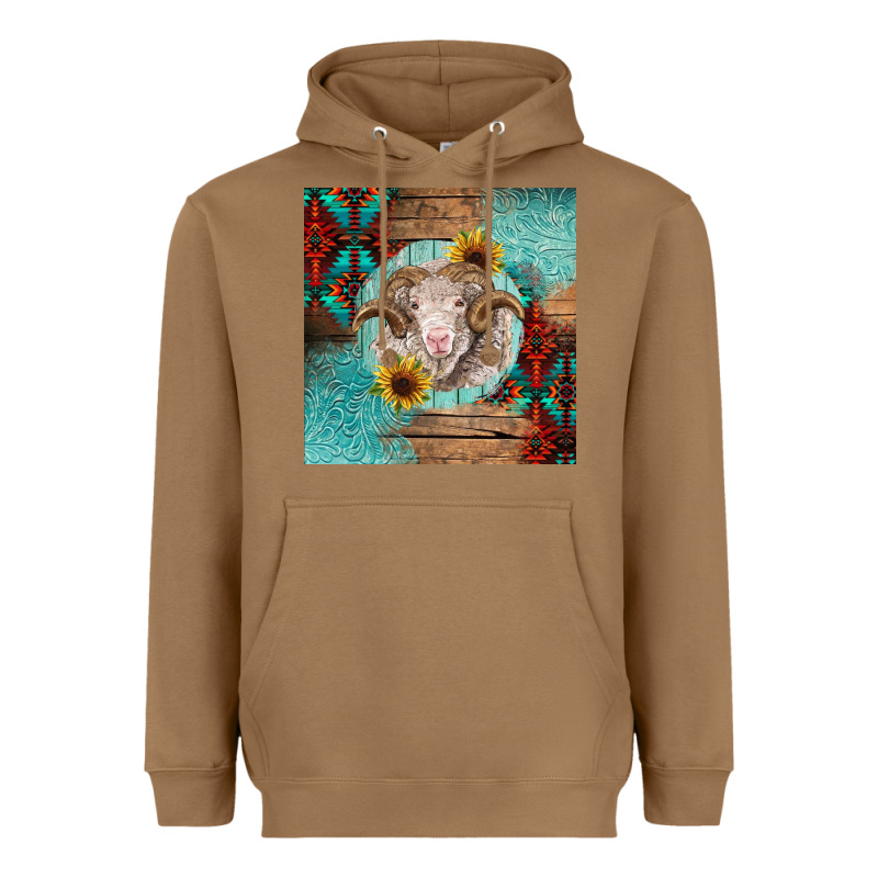 Western Merino Heavyweight Hoodie by BarkalooDesign | Teevron