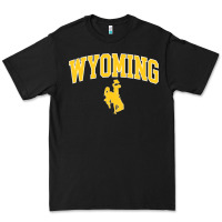 Black Kids Wyoming Cowboys Apparel Fan Favorite Brown Arch Premium Tee - trangStudio