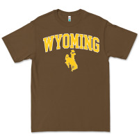 Cacao Kids Wyoming Cowboys Apparel Fan Favorite Brown Arch Premium Tee - trangStudio