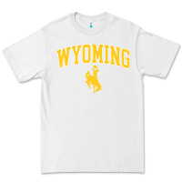 White Kids Wyoming Cowboys Apparel Fan Favorite Brown Arch Premium Tee - trangStudio
