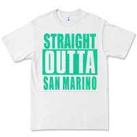 White Straight Outta San Marino Premium Tee - Bettercallsaul
