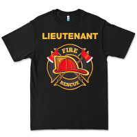 Black fire rescue lieutenant department  for firefighters Premium Tee - trangStudio