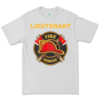 Dove Grey fire rescue lieutenant department  for firefighters Premium Tee - trangStudio