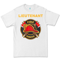 White fire rescue lieutenant department  for firefighters Premium Tee - trangStudio