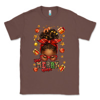 Chestnut one merry nana christmas afro messy bun Classic Tee - texasbilliewilder