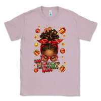 Lilac one merry nana christmas afro messy bun Classic Tee - texasbilliewilder