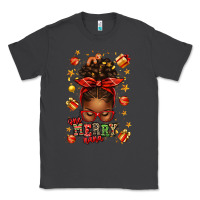 Smoke one merry nana christmas afro messy bun Classic Tee - texasbilliewilder