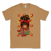 Toasted Coconut one merry nana christmas afro messy bun Classic Tee - texasbilliewilder