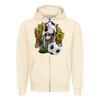 Sandshell soccer gnome Zipper Hoodie - RacoonDesign
