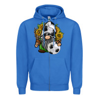 True Royal soccer gnome Zipper Hoodie - RacoonDesign