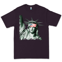 Plum Puerto Rico Resiste Statue of Liberty Puerto Rican Flag Premium Tee - trangStudio