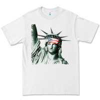 White Puerto Rico Resiste Statue of Liberty Puerto Rican Flag Premium Tee - trangStudio