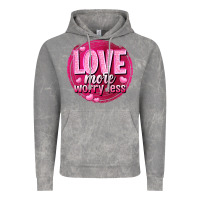Cloud Rock Love more worry less Valentine's Day Vintage Hoodie - HowdyJamesFarm