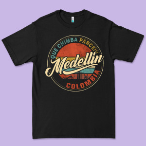 Que Chimba Parce Medellin Bandera Antioquia Colombia Paisa Premium Tee Designed By Trangstudio