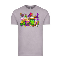 Vintage Zinc mardi gras coffee cups cowgirl Vintage Tee - CowGirlArtShop