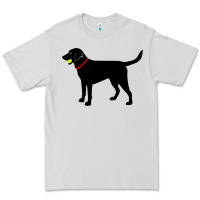 Dove Grey Labrador Retriever Fetch, Black Lab Play Ball Premium Tee - trangStudio