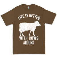 Cacao Life Is Better With Cows Around Premium Tee - Bettercallsaul