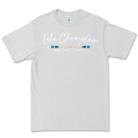Dove Grey Lake Champlain Oars Graphic Premium Tee - trangStudio