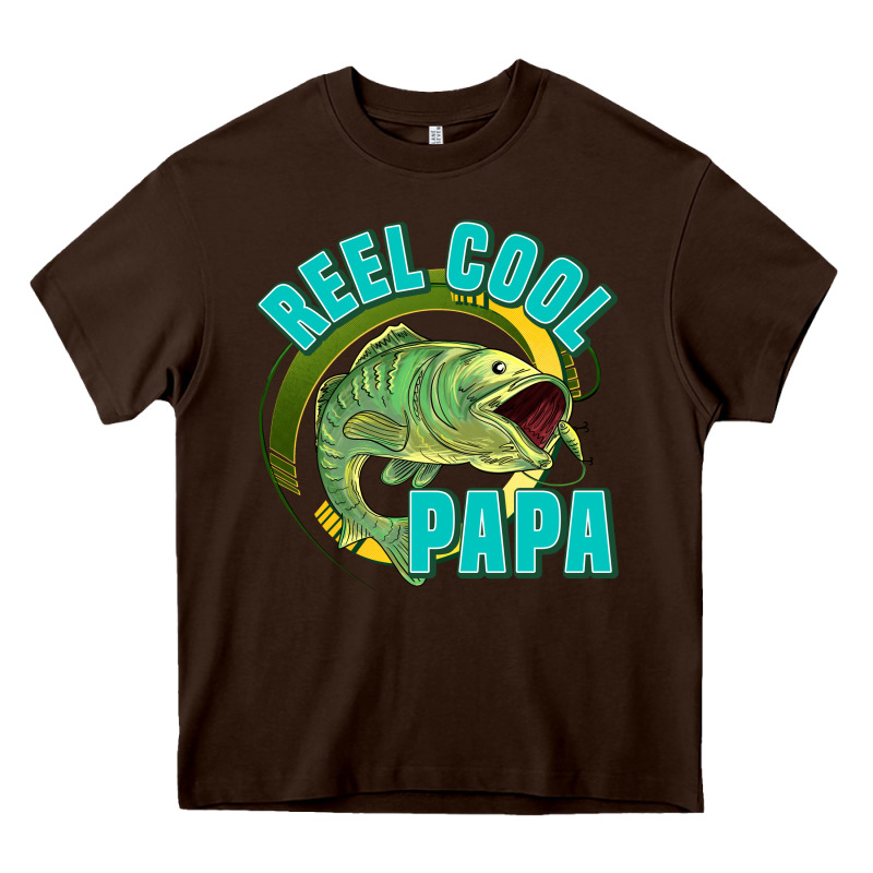 Reel Cool Papa Heavy Core Tee by Jasminsmagicworld | Teevron