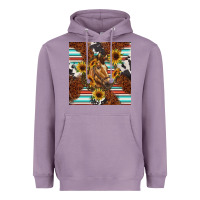 Lavender western horse Heavyweight Hoodie - BarkalooDesign