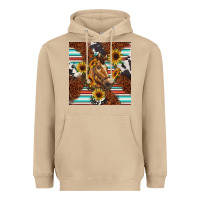 Mushroom western horse Heavyweight Hoodie - BarkalooDesign