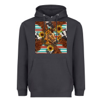 Smoke western horse Heavyweight Hoodie - BarkalooDesign