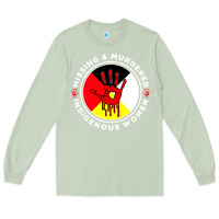Matcha MMIW Missing & Murdered Indigenous Women Medicine wheel mmiw Long Sleeve Tee - trangStudio