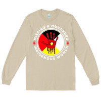 Mushroom MMIW Missing & Murdered Indigenous Women Medicine wheel mmiw Long Sleeve Tee - trangStudio
