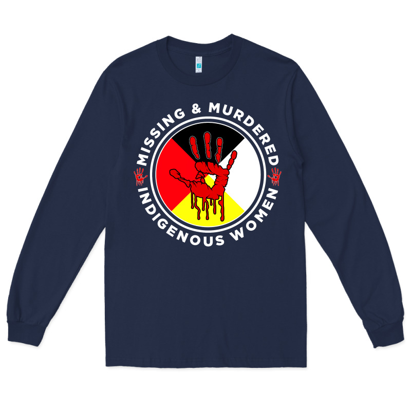 Mmiw Missing & Murdered Indigenous Women Medicine Wheel Mmiw Long Sleeve Tee by trangStudio | Teevron