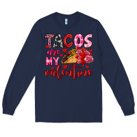 Navy tacos are my valentine Long Sleeve Tee - OliviaCreatesArt
