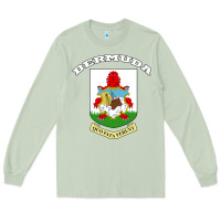 Matcha Bermuda Coat of Arms Souvenir Gift Flag Bermudian Long Sleeve Tee - trangStudio