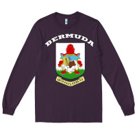 Bermuda Coat Of Arms Souvenir Gift Flag Bermudian Long Sleeve Tee | Teevron