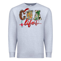 Heather Grey christmas certified nurse  assistant life Premium Sweatshirt - BarkalooDesign