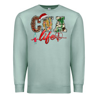 Seafoam christmas certified nurse  assistant life Premium Sweatshirt - BarkalooDesign