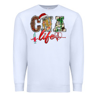 White christmas certified nurse  assistant life Premium Sweatshirt - BarkalooDesign
