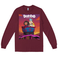 Burgundy Dead End Paranormal gift Park Long Sleeve Tee - trangStudio