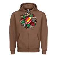 Chestnut teacher sunflower Zipper Hoodie - RacoonDesign
