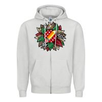 Dove Grey teacher sunflower Zipper Hoodie - RacoonDesign