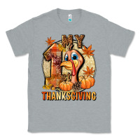 Heather Grey My 1st Thanksgiving Classic Tee - NancyCooperArtShop