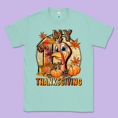 My 1st Thanksgiving Classic Tee Designed By Nancycooperartshop