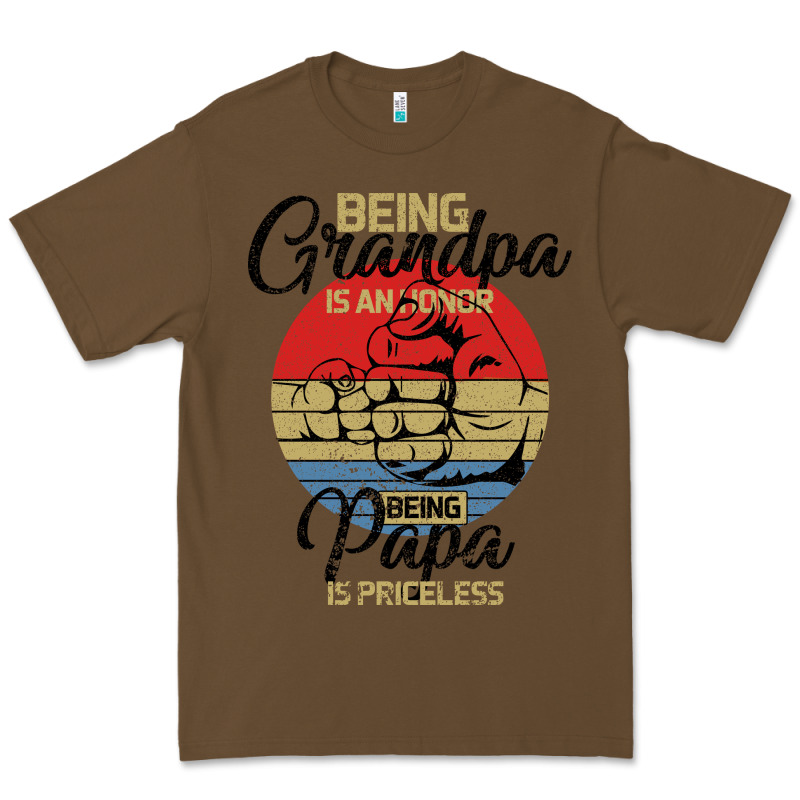 Being Grandpa İs An Honor Being Papa İs Priceless Premium Tee by Bettercallsaul | Teevron