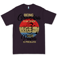 Plum Being Grandpa İs An Honor Being Papa İs Priceless Premium Tee - Bettercallsaul
