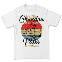 White Being Grandpa İs An Honor Being Papa İs Priceless Premium Tee - Bettercallsaul