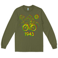 Army Green Bicycle Day 1943 LSD Acid Hofmann Trip Long Sleeve Tee - trangStudio