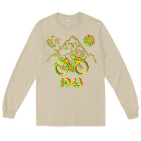 Mushroom Bicycle Day 1943 LSD Acid Hofmann Trip Long Sleeve Tee - trangStudio