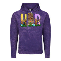 Cloud Purple Hop Rabbit Easter Day Vintage Hoodie - HowdyJamesFarm