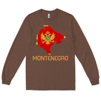 Chestnut Montenegrin Flag  Montenegro Long Sleeve Tee - trangStudio