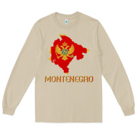 Mushroom Montenegrin Flag  Montenegro Long Sleeve Tee - trangStudio