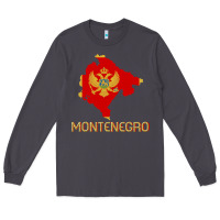 Smoke Montenegrin Flag  Montenegro Long Sleeve Tee - trangStudio