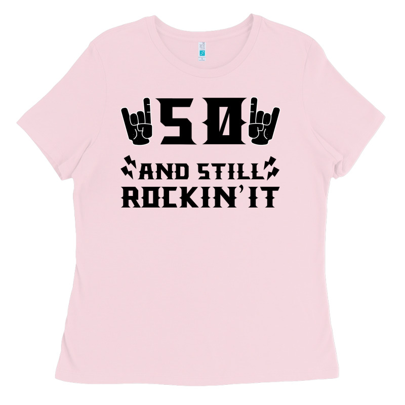50 Birthday Rock Ladies Tee by Bettercallsaul | Teevron